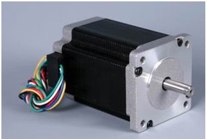 Шаговый электродвигатель (вид сверху)