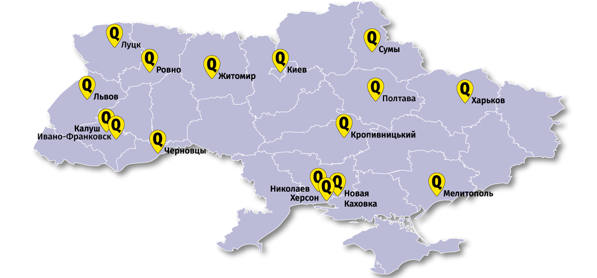 Quantec service map